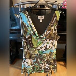 Joseph Ribkoff Floral Sleeveless Top
